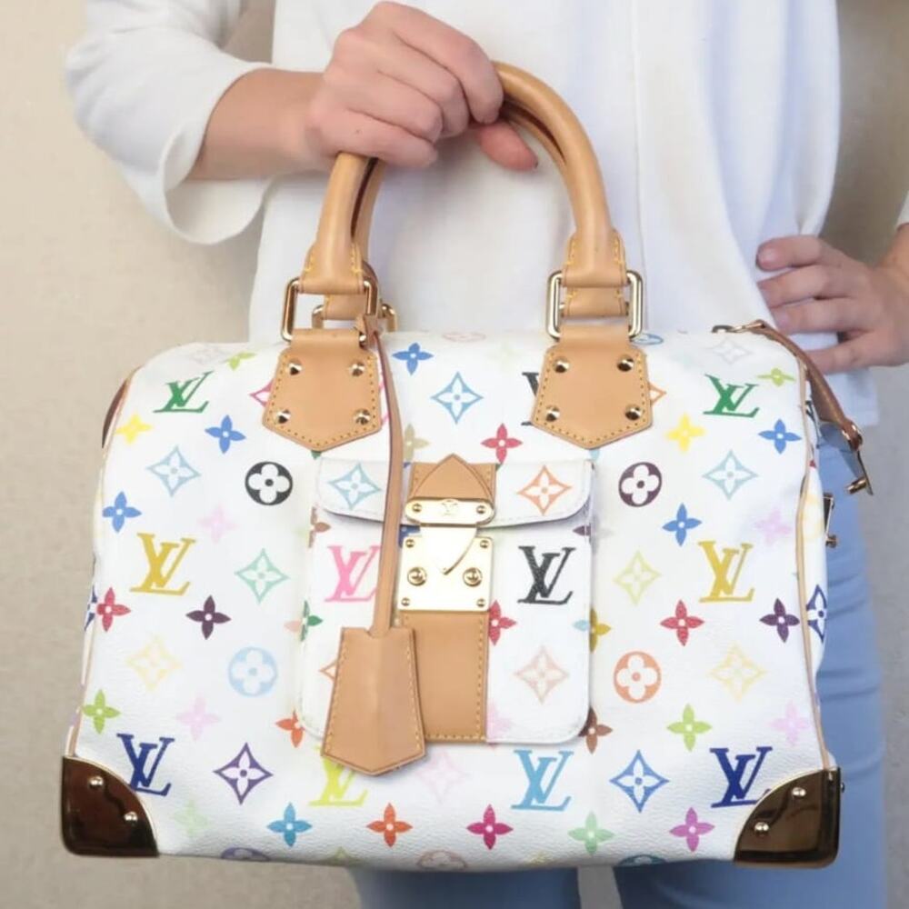 💎✨BEAUTIFUL✨💎 Authentic LOUIS VUITTON Speedy 30 Multicolor Handbag